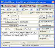 HS SMS DLL (GSM 07.05) screenshot